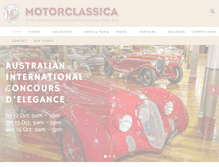 Tablet Screenshot of motorclassica.com.au